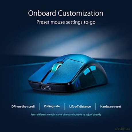 Mysz bezprzewodowa ROG Harpe Ace Aim Lab Edition 36000 DPI/RF/BT