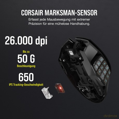 Mysz bezprzewodowa Scimitar Elite RGB LED 26000 DPI