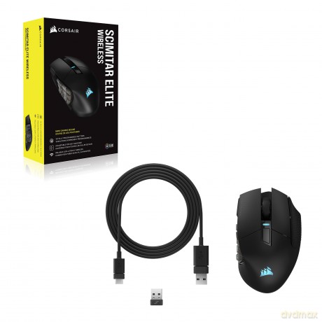 Mysz bezprzewodowa Scimitar Elite RGB LED 26000 DPI