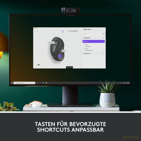 Mysz bezprzewodowa Signature M650 L grafitowy wersja dla osób leworęcznych