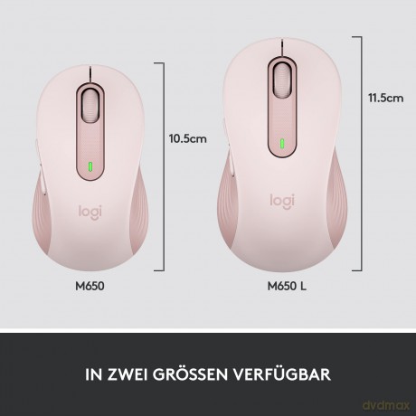 Mysz bezprzewodowa Signature M650 L różowy 910-006237