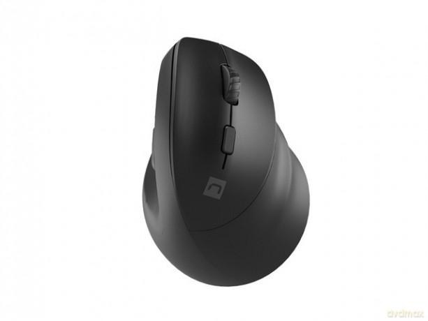 Mysz bezprzewodowa wertykalna Crake 2 2400 DPI Bluetooth 5.2 + 2.4GHz Czarna