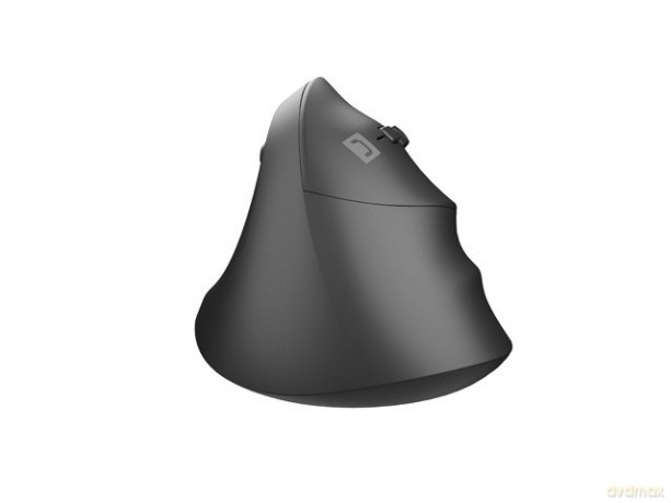 Mysz bezprzewodowa wertykalna Crake 2 2400 DPI Bluetooth 5.2 + 2.4GHz Czarna