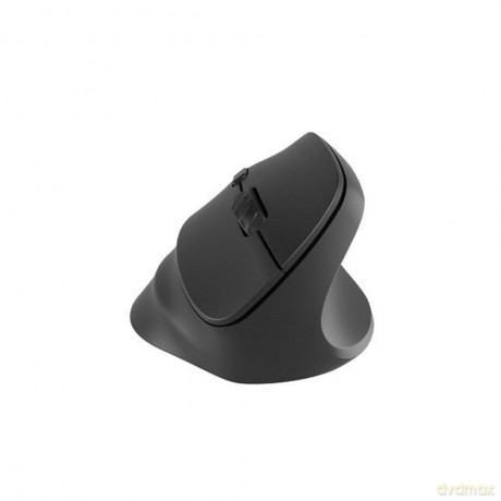 Mysz bezprzewodowa wertykalna Crake 2 2400 DPI Bluetooth 5.2 + 2.4GHz Czarna