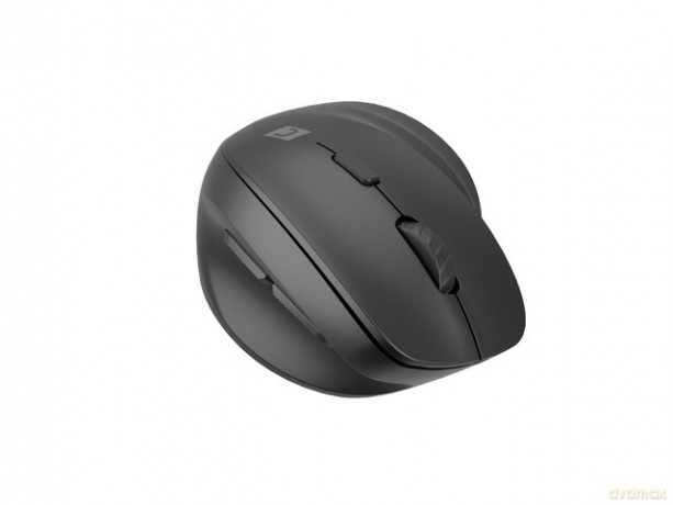 Mysz bezprzewodowa wertykalna Crake 2 2400 DPI Bluetooth 5.2 + 2.4GHz dla leworęcznych Czarna