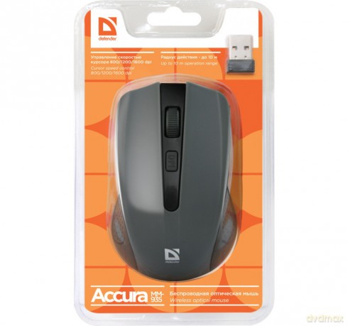 Mysz bezprzewodowa, optyczna ACCURA MM-935 RF