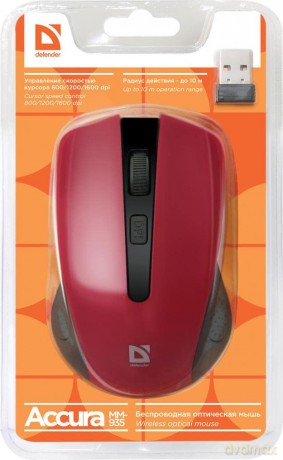 Mysz bezprzewodowa, optyczna, ACCURA MM-935 RF