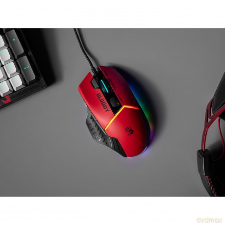 Mysz Bloody W95 Max USB Sports Red