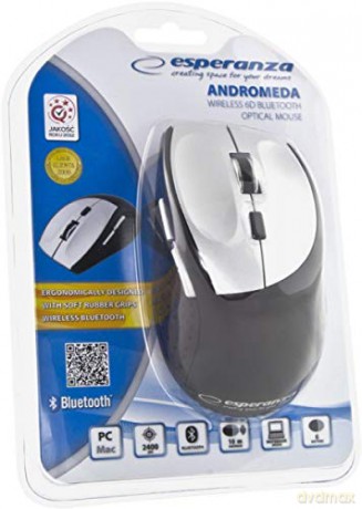 MYSZ BLUETOOTH OPTYCZNA EM123S ANDROMEDA 1000/1600/2400DPI, 6D