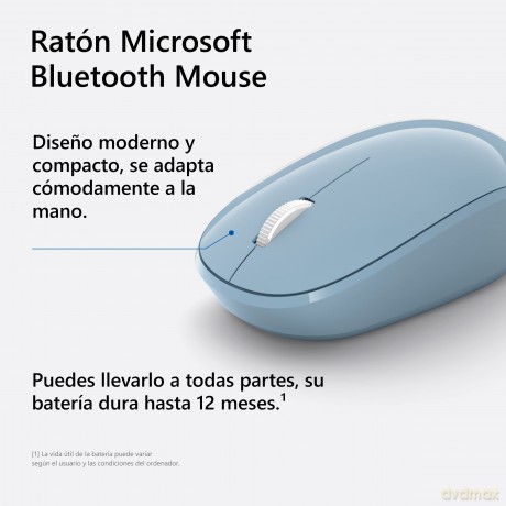 Mysz Bluetooth Pastel Blue RJN-00015