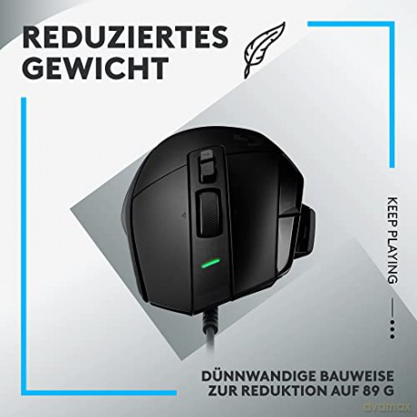Mysz do gier 502 X 910-006138 czarna