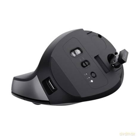 Mysz ergonomiczna BAYO+ Bezprzewodowa Czarna