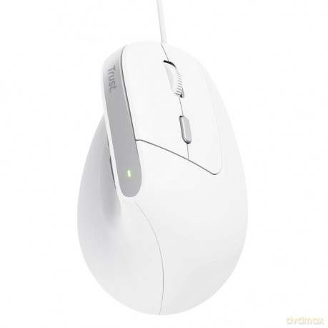 Mysz ergonomiczna przewodowa Bayo II biała