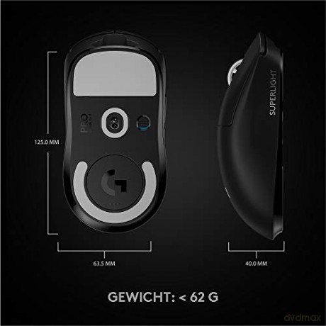 Mysz G Pro X Superlight Black 910-005880