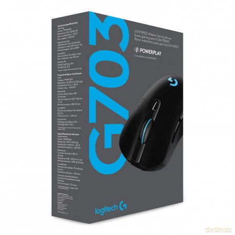 Mysz G703 Lightspeed czarna 910-005640