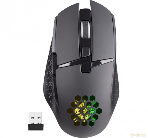 Mysz gamingowa bezprzewodowa GLORY GM-514 7P RGB 1200/2400/3200 DPI Czarna