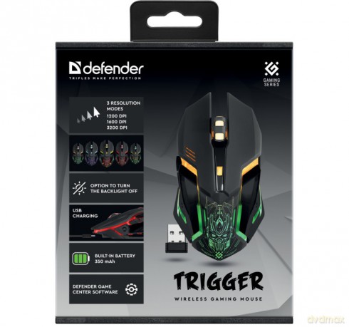 Mysz gamingowa bezprzewodowa TRIGGER GM-934