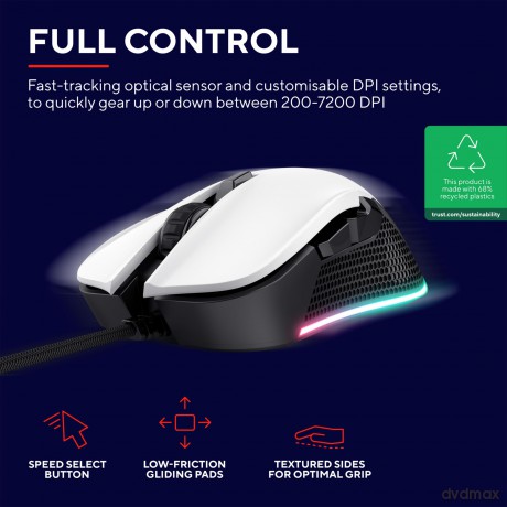 Mysz gamingowa ECO GXT922W YBAR