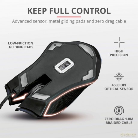 Mysz gamingowa GXT160X TURE RGB LED