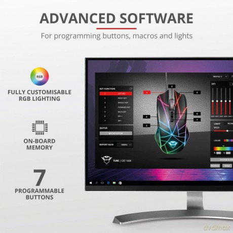 Mysz gamingowa GXT160X TURE RGB LED