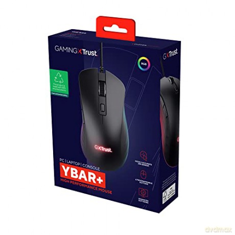 Mysz Gamingowa GXT924 YBAR+ BLACK