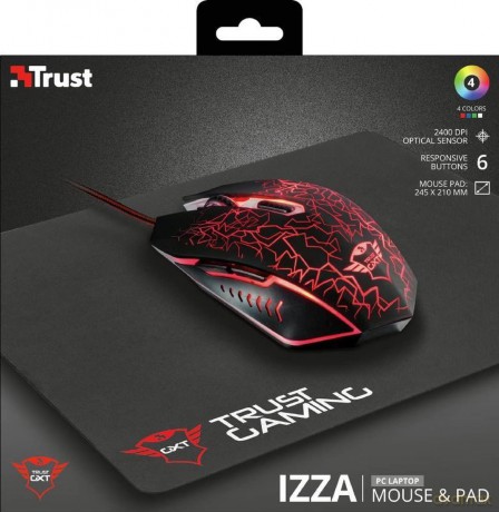 Mysz gamingowa i podkładka GXT 783 IZZA