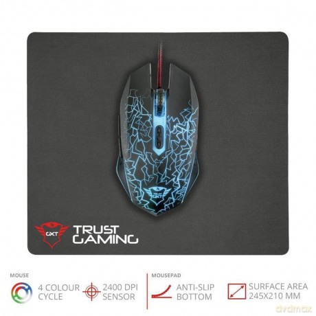 Mysz gamingowa i podkładka GXT 783 IZZA