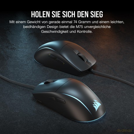 Mysz gamingowa M75 Lightweight Black RGB