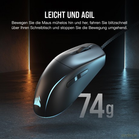 Mysz gamingowa M75 Lightweight Black RGB