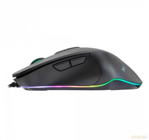 Mysz gamingowa przewodowa Nemesis C340 4000 DPI RGB LED programowalne przyciski czarna
