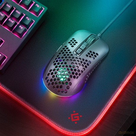 Mysz gamingowa przewodowa SHEPARD GM-620L 12800 dpi 7P RGB