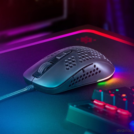 Mysz gamingowa przewodowa SHEPARD GM-620L 12800 dpi 7P RGB