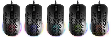 Mysz gamingowa przewodowa SHEPARD GM-620L 12800 dpi 7P RGB