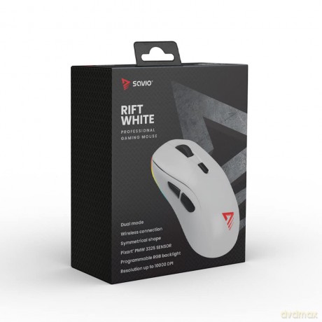 Mysz gamingowa Rift biała