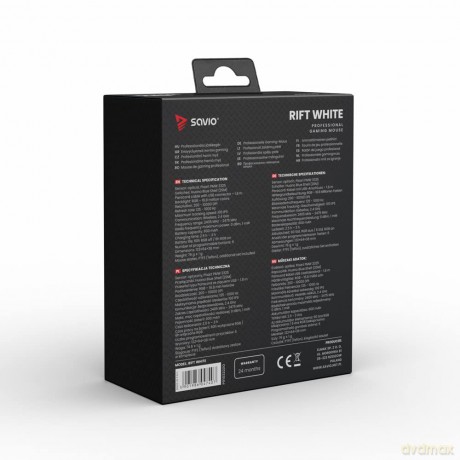 Mysz gamingowa Rift biała