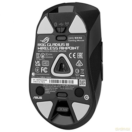 Mysz ROG Gladius III AmPoint 36K DPI/RF/BT/Bezprzewodowa/Czarna 90MP02Y0-BMUA01