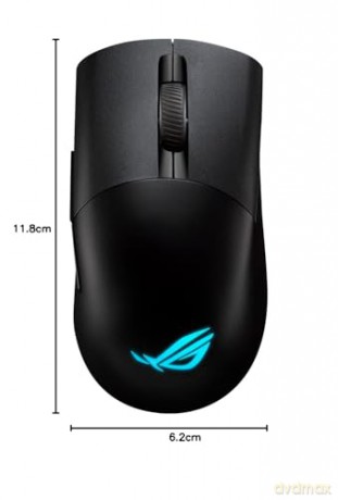 Mysz gamingowa ROG Keris Wireless 36000 DPI/RF/BT/Black