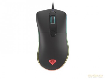 Mysz Genesis Krypton 510 8000 DPI podświetlenie RGB dla graczy Czarna