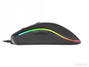 Mysz Genesis Krypton 510 8000 DPI podświetlenie RGB dla graczy Czarna
