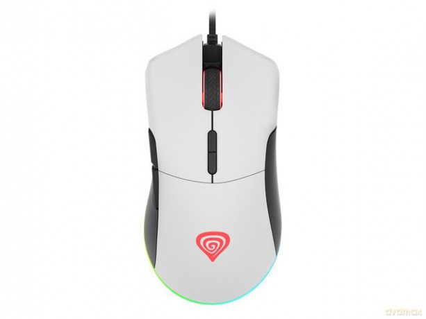 Mysz Krypton 290 6400DPI podświetlenie RGB Biała