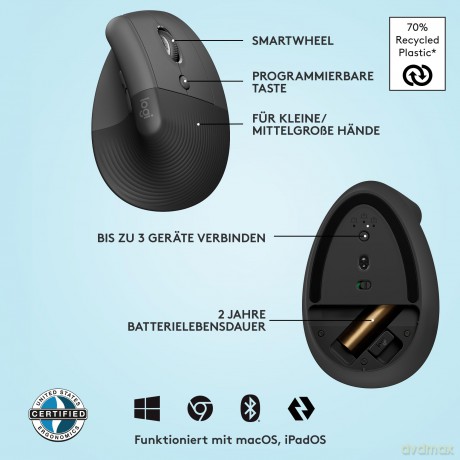 Mysz Lift Grafit dla praworęcznych 910-006473 PODKŁADKA POD MYSZ ŻELOWA EA137K CZARNA / wymiary 230x190mm / grubo?ć 20mmPodkładka pod mysz i nadgarstek żel CRYSTAL, czarnaPodkładka ergonomiczna pod mysz CHIPMUNK Podkładka pod myszkę 105 Saniti