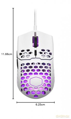 Mysz MM711 16000DPI RGB Biała