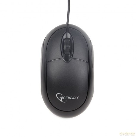 Mysz OPTO 1-SCROLL USB (MUS-U-01) Black