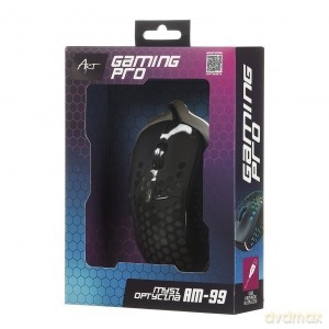 Mysz optyczna dla graczy 6400DPI USB RGB AM-99 Utralekka