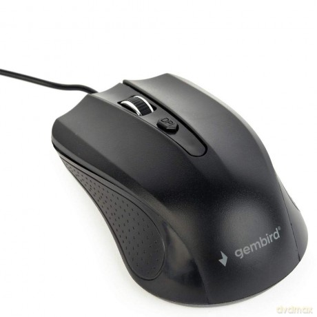 Mysz optyczna USB czarno-srebrna