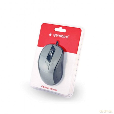 Mysz optyczna USB czarno-szara
