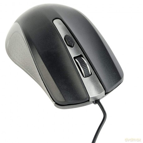 Mysz optyczna USB szaro-czarna