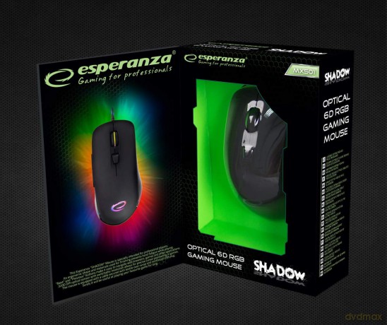 Mysz przewodowa dla graczy 6D OPT USB MX501