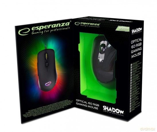 Mysz przewodowa dla graczy 6D OPT USB MX501