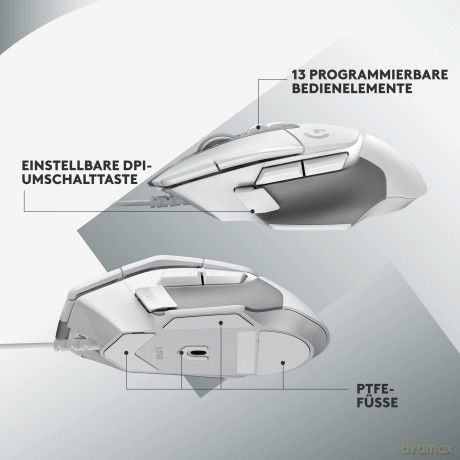 Mysz przewodowa G502 X 910-006146 biała
